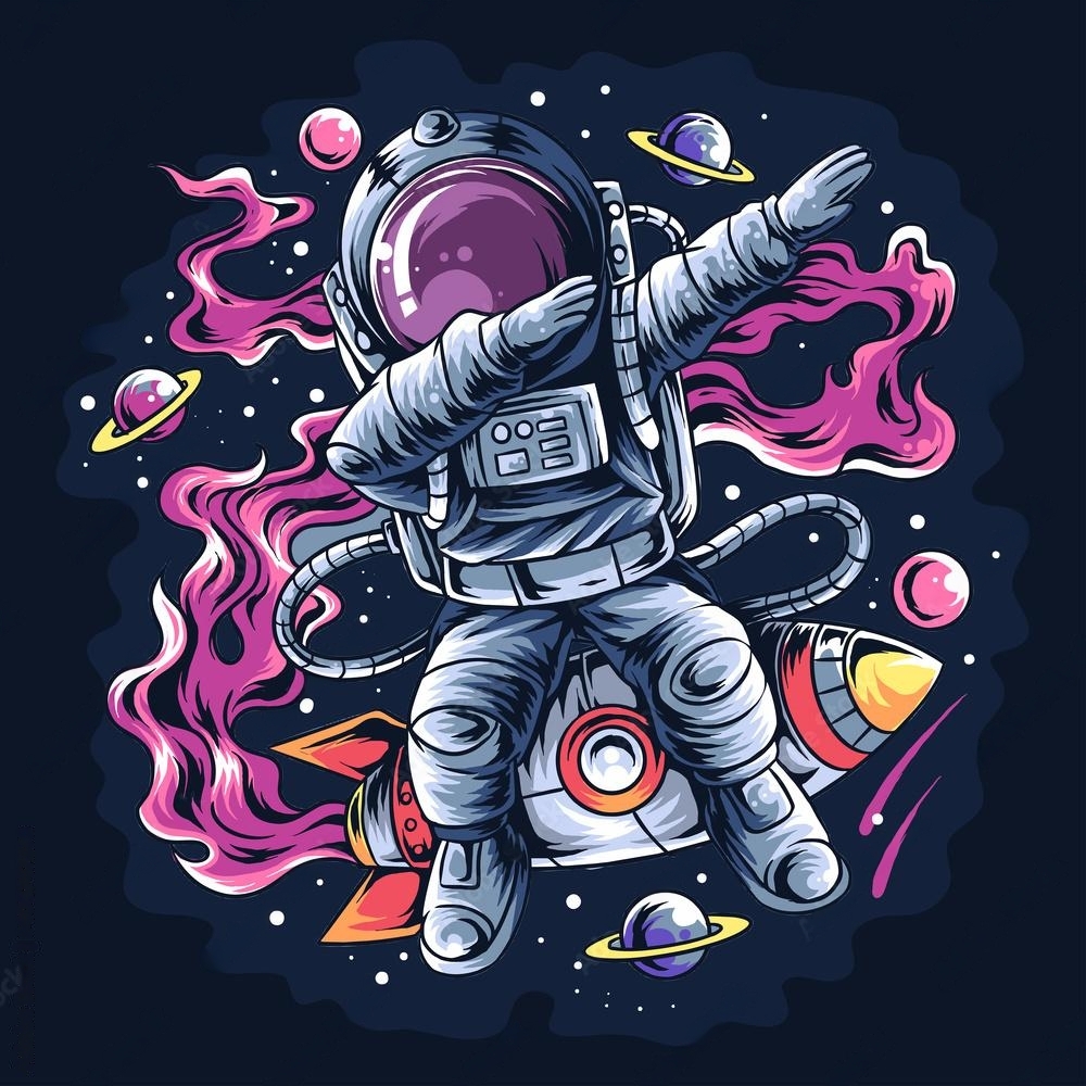 astronaut vector art